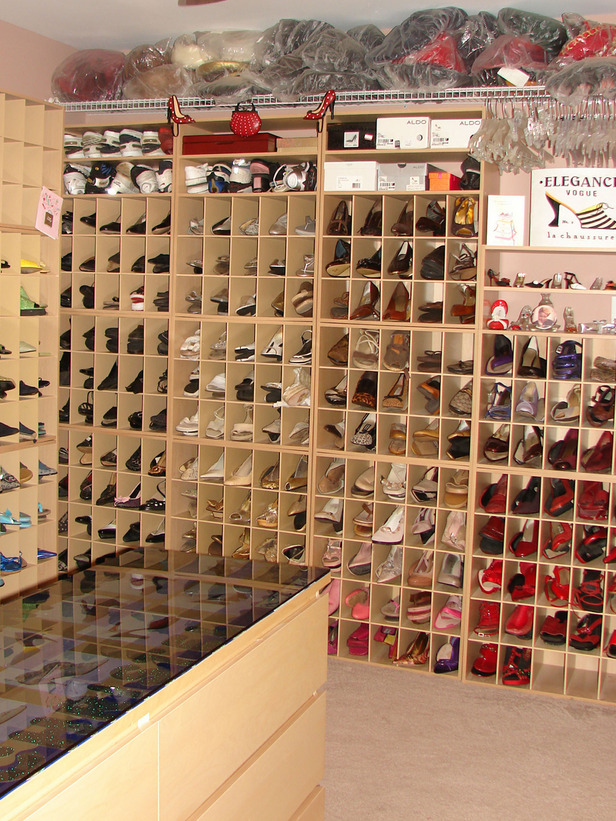 closet shoe organization